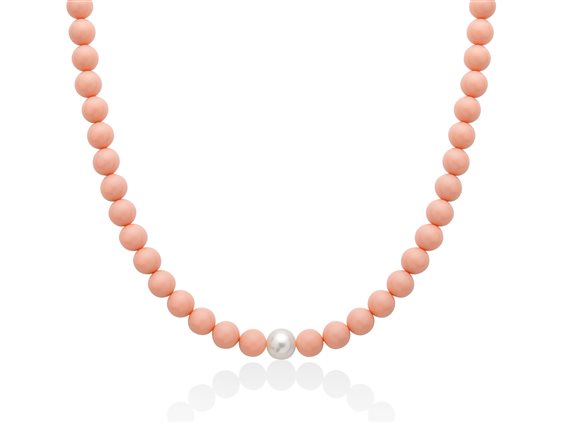 Collana Miluna Donna Terra E Mare in Corallo Perla PCL4821 - PCL4821